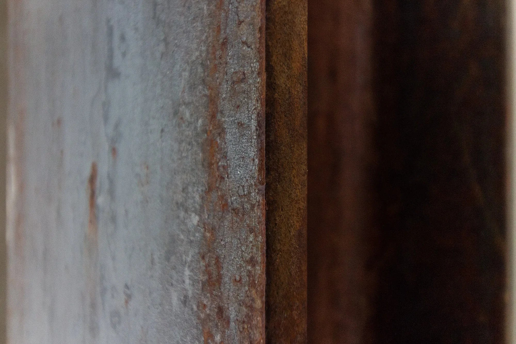 Stahlträger im Dachausbau, Detail