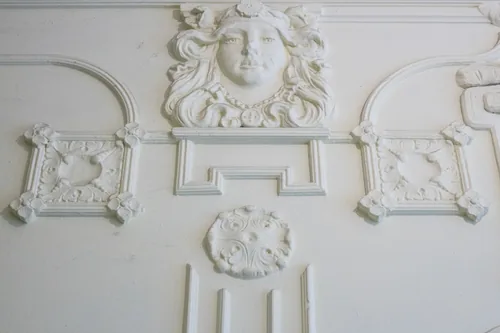 Colbestraße, Jugendstil-Stuckdetail